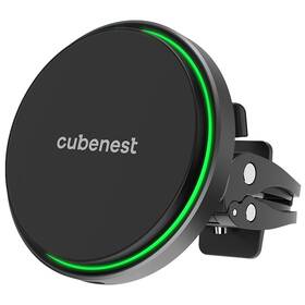 Držák na mobil CubeNest Magnetic Wireless S1C0, do mřížky černý