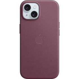Kryt na mobil Apple FineWoven Case s MagSafe pro iPhone 15 - morušově rudý (MT3E3ZM/A)