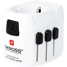 Cestovní adaptér SKROSS univerzální, 2x USB (PA46) - rozbaleno - 24 měsíců záruka