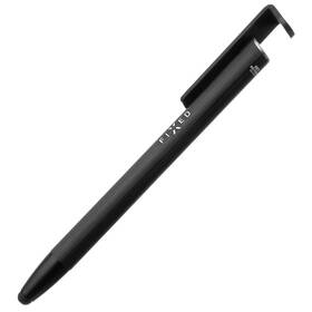 Stylus FIXED Pen 3v1, propiska a stojánek (FIXPEN-BK) černý/hliník