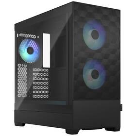 Case FRACTAL DESIGN RGB Tempered Glass Clear Tint černá barva
