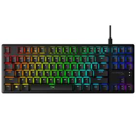 Klávesnice HyperX Alloy Origins Core HX, Aqua Switch, US layout černá barva
