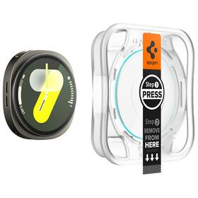 Tvrzené sklo Spigen tR EZ Fit na Samsung Galaxy Watch 8 (40mm) (2 ks) průhledná
