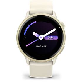 Chytré hodinky Garmin vívoactive 6 zlatá barva
