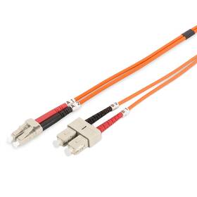Kabel Digitus Optic Patch, LC / SC, Multimode, OM2, 50/125 µ, 1m (DK-2532-01) oranžový