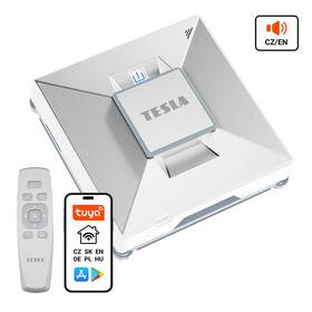 Robotický čistič oken Tesla W800 WiFi bílá barva
