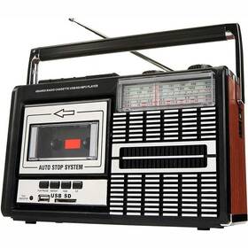 Radiomagnetofon Ricatech PR85 černá barva
