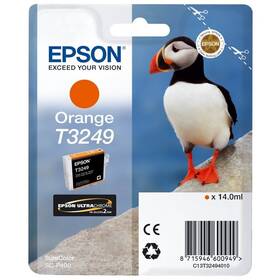 Inkoustová náplň Epson T3249, 14 ml (C13T32494010) oranžová