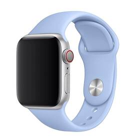 FIXED Silicone Strap na Apple Watch 42/44/45/49 mm - světle modrý