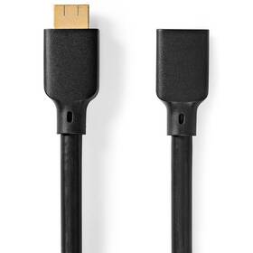 Kabel Nedis Ultra High Speed HDMI s ethernetem, 8K 60 Hz, 48 Gbps, prodlužovací, 1 m (CVGB35090BK10) černý