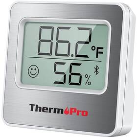 Teploměr ThermoPro TP357 stříbrný/bílý