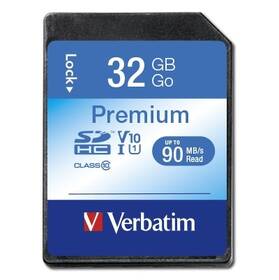 Paměťová karta Verbatim Premium SDHC 32GB UHS-I V10 U1 (90R/10W) (43963)