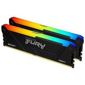 Paměťový modul DIMM Kingston FURY Beast RGB DDR4 16GB (2x8GB) 3200MHz CL16 (KF432C16BB2AK2/16)