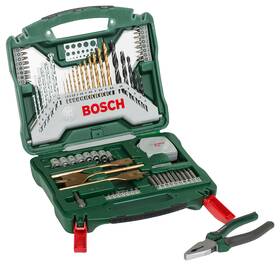 Bosch 70 dílná X-Line Ti + ruční nářadí