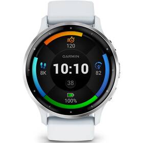 Chytré hodinky Garmin Venu 3 - Silve r/ Whitestone Silicone Band 
