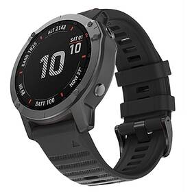 Řemínek RhinoTech pro Garmin QuickFit silikonový outdoor 22mm (RTSS-013-BK) černý