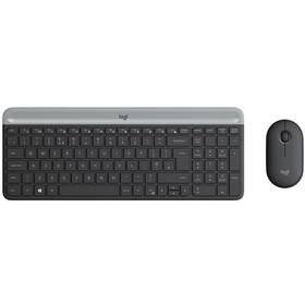 Klávesnice s myší Logitech MK470 Slim, CZ/SK šedá barva
