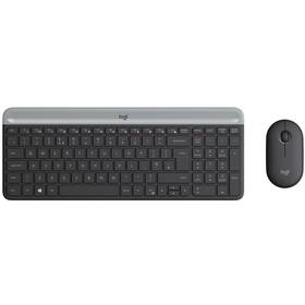 Klávesnice s myší Logitech Wireless Combo MK470 Slim, CZ/SK (920-009260) šedá - zánovní - 24 měsíců záruka