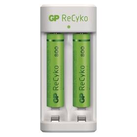 Nabíječka GP Eco E211 + 2× AAA ReCyko 800 
