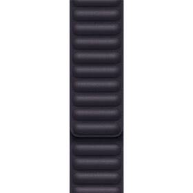Řemínek Apple 41mm inkoustově fialový kožený tah - M/L (MP843ZM/A) - zánovní - 12 měsíců záruka