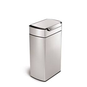 Odpadkový koš Simplehuman Touch Bar 40 l (CW2014) stříbrný
