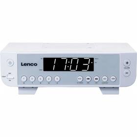 Radiopřijímač Lenco KCR-11 bílá barva
