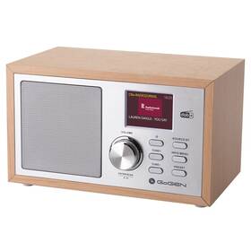 Radiopřijímač s DAB+ GoGEN DAB 620 BTCS stříbrná barva
