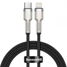 Kabel Baseus Cafule USB-C/Lightning PD 20W, 2m (CATLJK-B01) černý