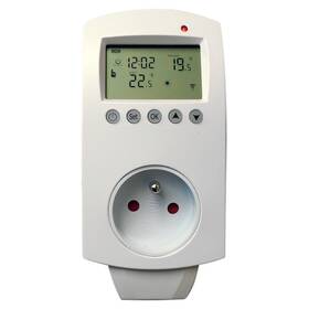 Chytrá zásuvka XtendLan TZA01 termostatická 16A (XL-TERMOSTAT1) - rozbaleno - 24 měsíců záruka