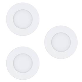 Vestavné svítidlo Eglo Fueva-Z, kruh, 8,5 cm, 3 ks (900099) bílé