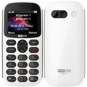 Mobilní telefon MaxCom MM471 (MM471BI) bílý