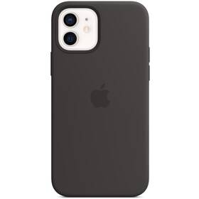 Apple Silicone Case s MagSafe pro iPhone 12 a 12 Pro - černý