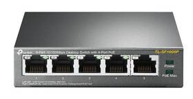 Switch TP-Link TL-SF1005P (TL-SF1005P) šedý
