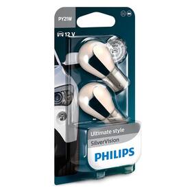Autožárovka Philips SilverVision PY21W, 2ks (12496SVB2)