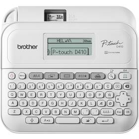 Tiskárna štítků Brother PT-D410V (PTD410VPYJ1) bílá
