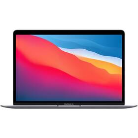 Notebook Apple MacBook Air 13" M1 256 GB - Space Grey CZ (MGN63CZ/A) - s kosmetickou vadou - 12 měsíců záruka