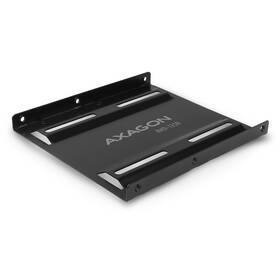 Rámeček Axagon kovový, pro 1x 2.5" HDD/SSD do 3.5" pozice (RHD-125B) černá