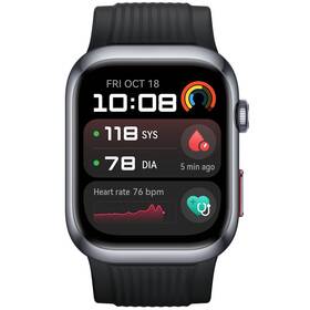 Chytré hodinky Huawei Watch D2 - Black / Black Fluoroelastomer Strap 
