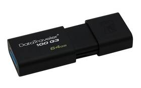 USB Flash Kingston DataTraveler 100 G3 64GB (DT100G3/64GB) černý