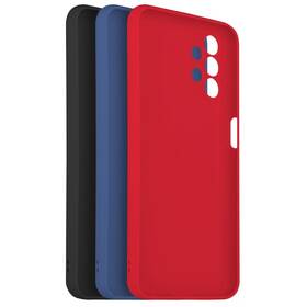 Set krytů na mobil FIXED Story na Samsung Galaxy A13 (FIXST-871-3SET2) černý/červený/modrý