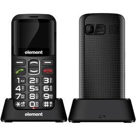 Mobilní telefon Sencor Element P012S (30018693) černý - s kosmetickou vadou - 12 měsíců záruka