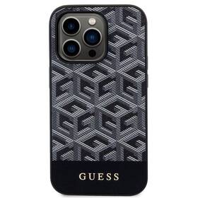 Kryt na mobil Guess PU G Cube MagSafe na Apple iPhone 14 Pro (GUHMP14LHGCFSEK) černý
