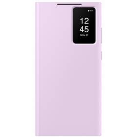 Pouzdro na mobil flipové Samsung Smart View na Galaxy S23 Ultra (EF-ZS918CVEGWW) fialové