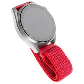 Řemínek FIXED Nylon Strap s šířkou 20mm pro smartwatch červená barva
