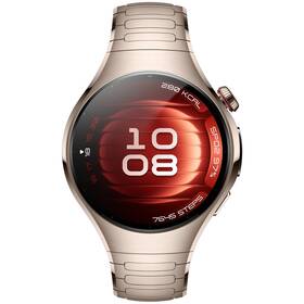 Chytré hodinky Huawei Watch 5 42 mm LTE - Gold + Titanium Strap 
