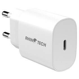 Nabíječka do sítě RhinoTech 25W USB-C PD (RTACC318) bílá