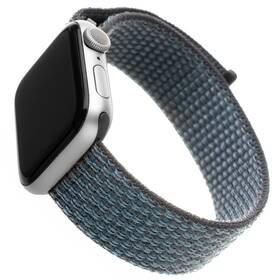Řemínek FIXED Nylon Strap na Apple Watch 42/44/45/49 mm - temně šedý (FIXNST-434-DBGR)