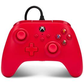 Gamepad PowerA Wired pro Xbox Series X|S (1519366-01) červený