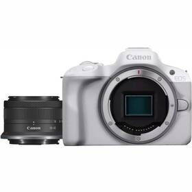 Digitální fotoaparát Canon EOS R50 + RF-S 18-45 mm IS STM (5812C013) bílý
