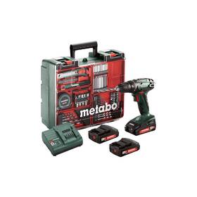 Vrtací šroubovák Metabo BS 18 Set mobilní dílna (s baterií) 602207940 
